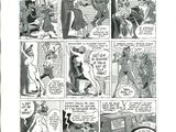 une image tirée d'une bande dessinée représentant un homme à cheval