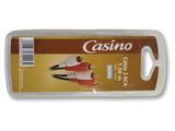 casino bottle opener with a picture of a man and a woman on it