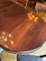 Table de salle à manger en bois et bois de placage à deux al… (photo 6)