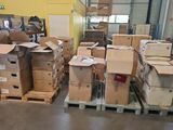 a lot of boxes on pallets in a warehouse