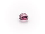 a pink tourmaline gems on a white background