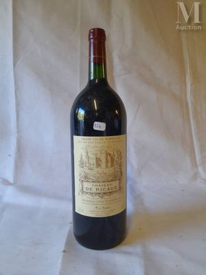 a bottle of wine that is sitting on a table