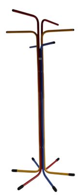 an image of a multi colored coat rack