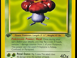 une carte Pokémon sur laquelle figure l'image d'un champignon