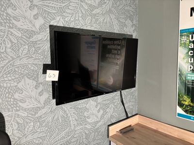 a picture of a flat screen tv mounted on a wall