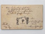 a close up of a piece of paper with writing on it