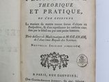 an open book with a black and white title on it
