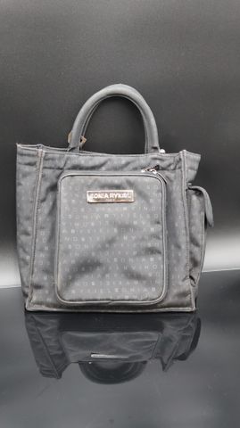 SONIA RYKIEL – Sac à mains noir. État d’usage
