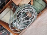 a box full of assorted items sitting on the floor