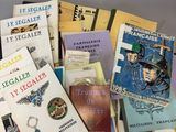 a lot of books that are sitting in a box