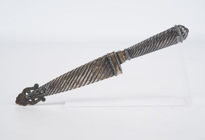 Argentine, fin 19e, début 20e Couteau en argent, lame en aci…