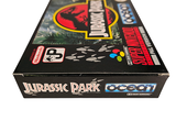 a box of jurassic park on a white background
