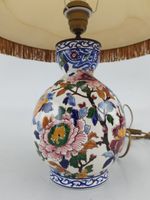 GIEN lampe en faïence à décor de pivoines H. (photo 3)