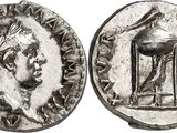 a silver coin with an image of a man on it