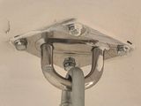a metal hook attached to the ceiling with a hook