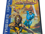 un jeu vidéo dont la jaquette représente un lion et un homme