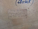 a picture of a piece of wood with writing on it