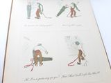 a picture of a book with pictures of people doing different things