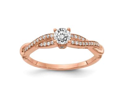 Bague EN OR 18k Pesant 3,31 Grammes Avec Des Diamants Nature…