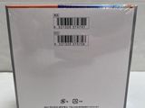 the back of a white box with a barcode on it