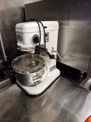 an image of a mixer in a commercial kitchen