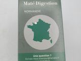 map of france in a green box on a white table