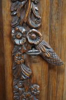 Magnifique armoire hollandaise ancienne à volutes – en palis… (photo 4)