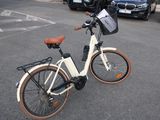 a bike that is parked in a parking lot
