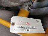 a label on a hose that is attached to a hose