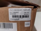a close up of a box with a barcode on it