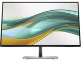 the computer monitor has a curved design on it ' s screen