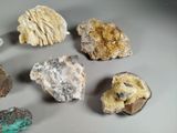 a lot of different types of rocks on the table