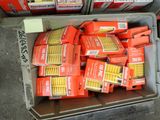 many boxes of food that are sitting in a bin