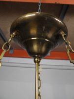 Paire de lanternes en verre et laiton, à quatre bras de lumi… (photo 3)