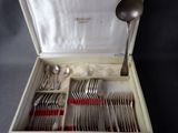 a box with a set of silverware in it