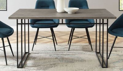 Table SHIRLEY style industrielle moderne WALKER EDISON, meta…