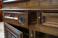 Buffet dfeux corps en bois naturel, mouluré et sculpté ouvra… (photo 5)