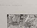 a black and white drawing of a pirate ship in the water