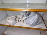 many rolls of toilet paper on the shelves in the store