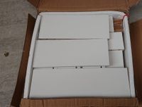 Chevet suspendu ASLAN 1 tiroir 1 niche- en bois blanc, dimen… (photo 3)