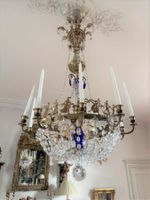 GRAND LUSTRE montgolfière à dix bras de lumière (non électri… (photo 2)