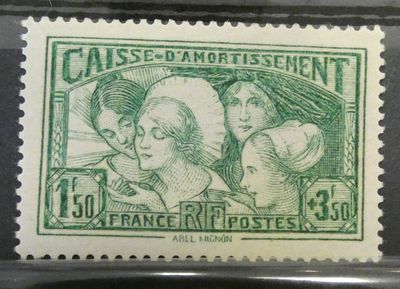 une image d'un timbre sur lequel figurent deux femmes