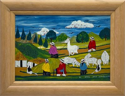 Ecole équatorienne moderne, province de Cotopaxi.