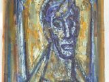 une image représentant un tableau représentant le visage d'un homme dans un cadre