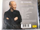 the cd cover of joe hiaishi ' s album is on display