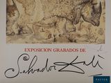 an image of a signed poster of a rhino and other animals