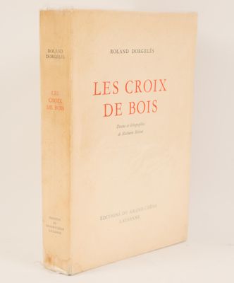the front cover of a book with red lettering on it