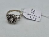 a close up of a ring with a price tag attached to it
