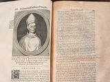 an old book with a picture of a man on it