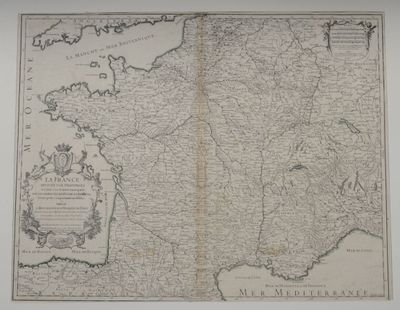 JAILLOT (A.H.) La France divisée par provinces où sont exact…